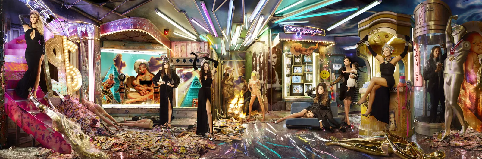 Kardashians-Christmas-Card-David-LaChapelle-05A