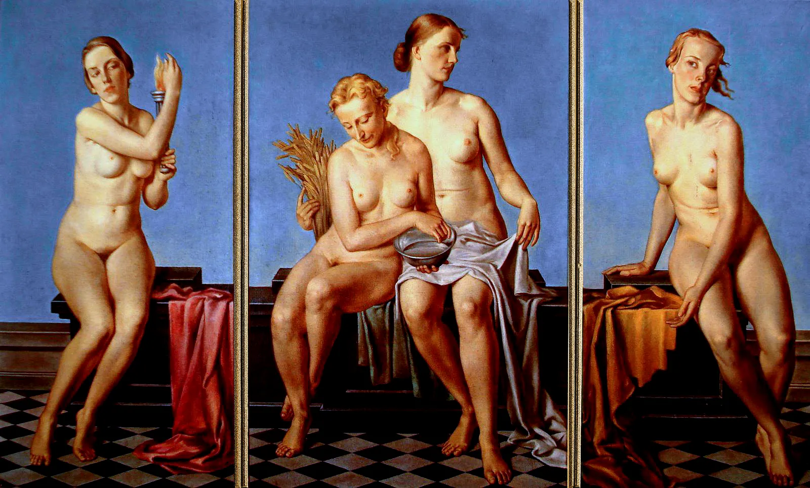 Adolf Ziegler - The Four Elements
