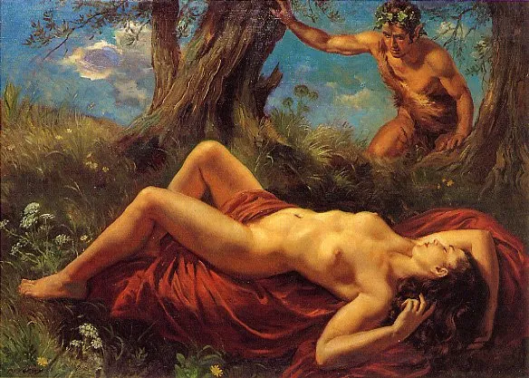 Ninfa sorpresa da un fauno